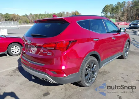 2017 Hyundai Santa Fe Sport 2.0T Ultimate from USA, damaged, VIN 5XYZW4LA9HG452200